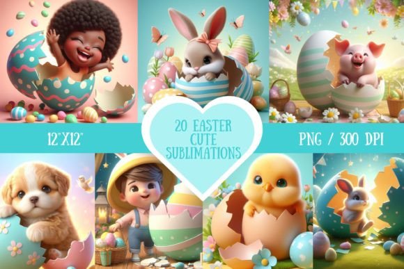 20 Cute Easter Backgrounds: Spring Garden Magic