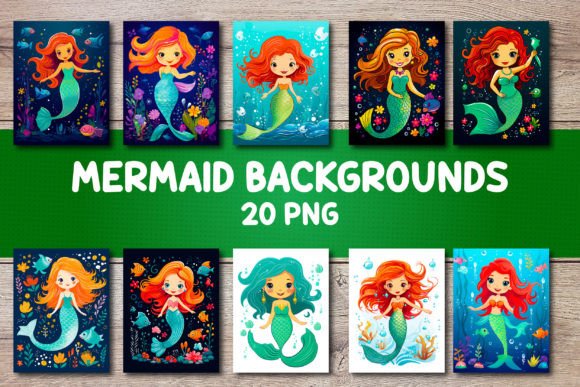 Dive Into Enchantment: Mermaid Backgrounds for Your Next Cover
