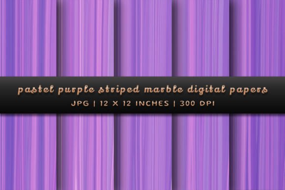Elevate Your Designs with Pastel Purple Striped Marble