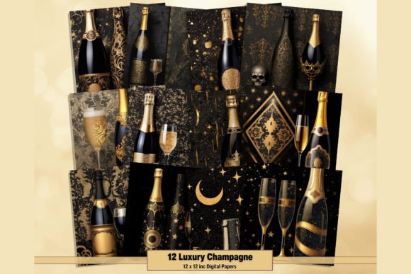 Opulent Textures: A Guide to Luxury Champagne Digital Backgrounds