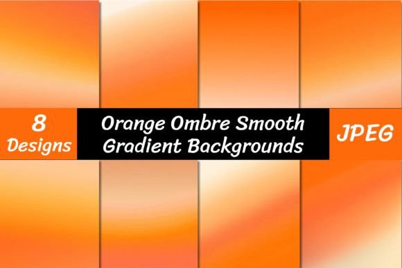 Orange Ombre Smooth Gradient Backgrounds: Your Design's New Secret Weapon
