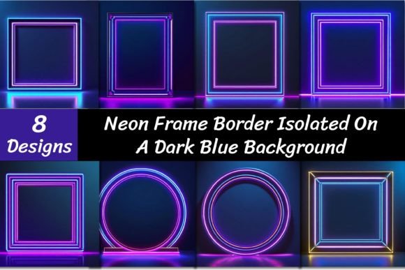 Purple Neon Light Frame Backgrounds: A Modern Digital Edge