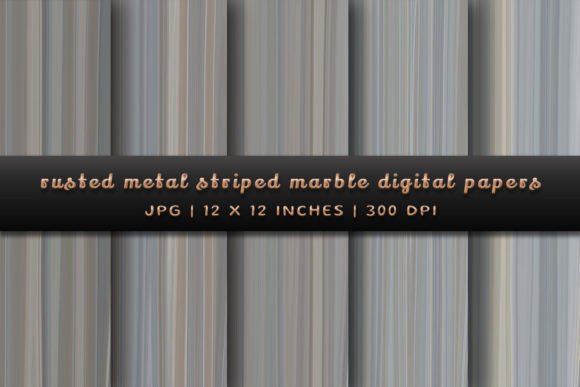 Rusted Metal Striped Marble Backgrounds: A Designer's Edge