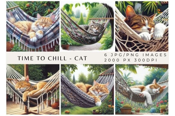 Time to Chill - Cat Backgrounds: Your Go-To for Serene Visuals